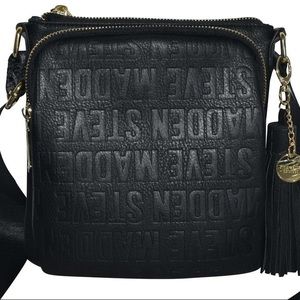 Steve Madden Black Logo Crossbody